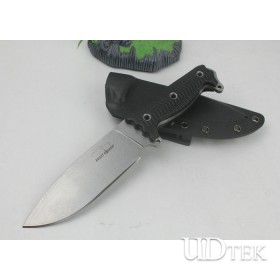Stone-washed version BASTA Combat Knife Fighting Knife with D2 Blade + G10 Handle UDTEK01299 